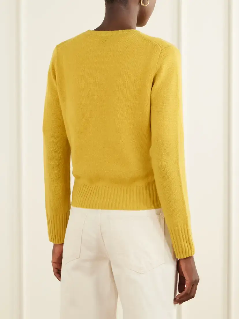 Allude Ribbed Cashmere Cardigan | Thumbnail 4 Allude Ribbed Cashmere Cardigan | Thumbnail 4