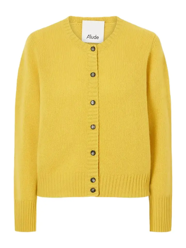 Ribbed Cashmere Cardigan