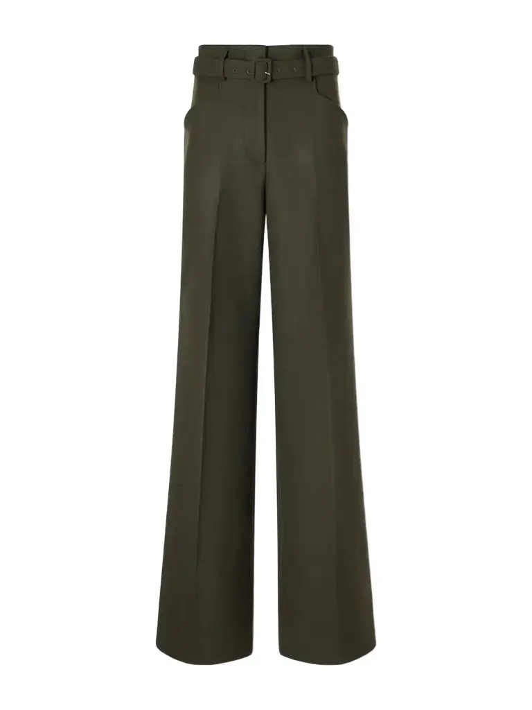 Gabriela Hearst Norman Belted Wool Straight-leg Pants | Image 1 Gabriela Hearst Norman Belted Wool Straight-leg Pants | Image 1