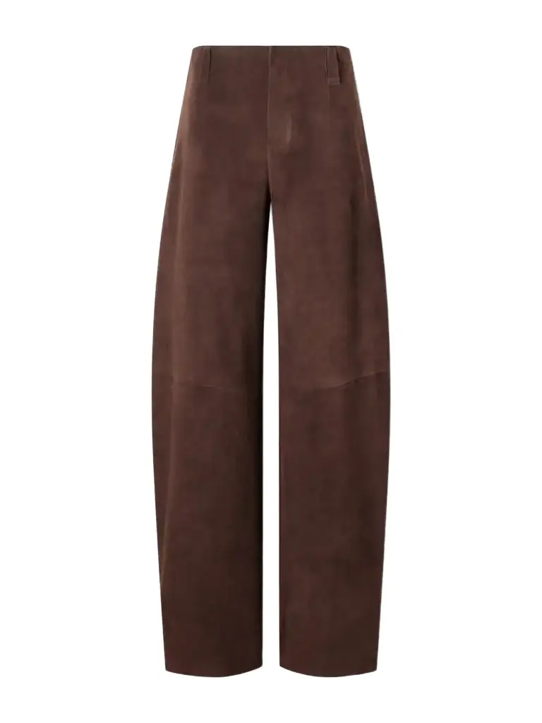 STOULS Valadon Paneled Suede Wide-leg Pants | Image 1 STOULS Valadon Paneled Suede Wide-leg Pants | Image 1