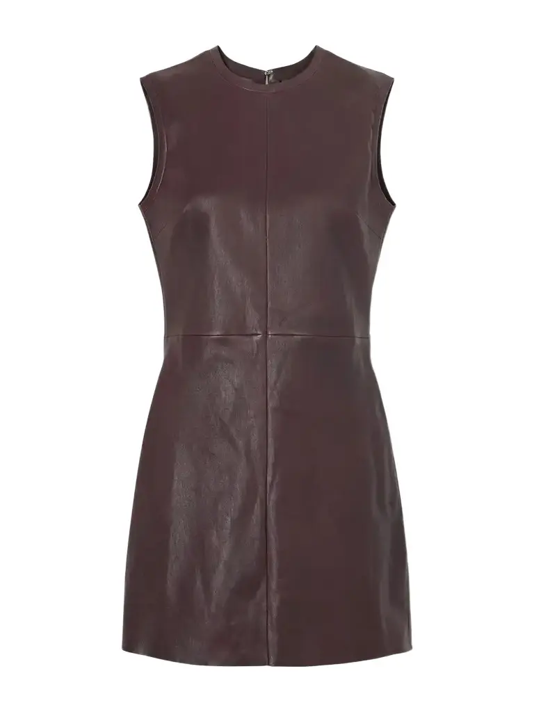 STOULS Dollie Paneled Leather Mini Dress | Image 1 STOULS Dollie Paneled Leather Mini Dress | Image 1