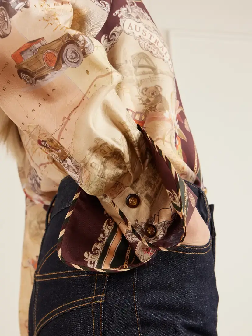 Zimmermann Valiant Printed Silk-twill Shirt | Thumbnail 5 Zimmermann Valiant Printed Silk-twill Shirt | Thumbnail 5