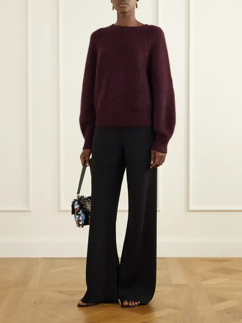 Staud Stroll Crepe Wide-leg Pants | Thumbnail 2 Staud Stroll Crepe Wide-leg Pants | Thumbnail 2