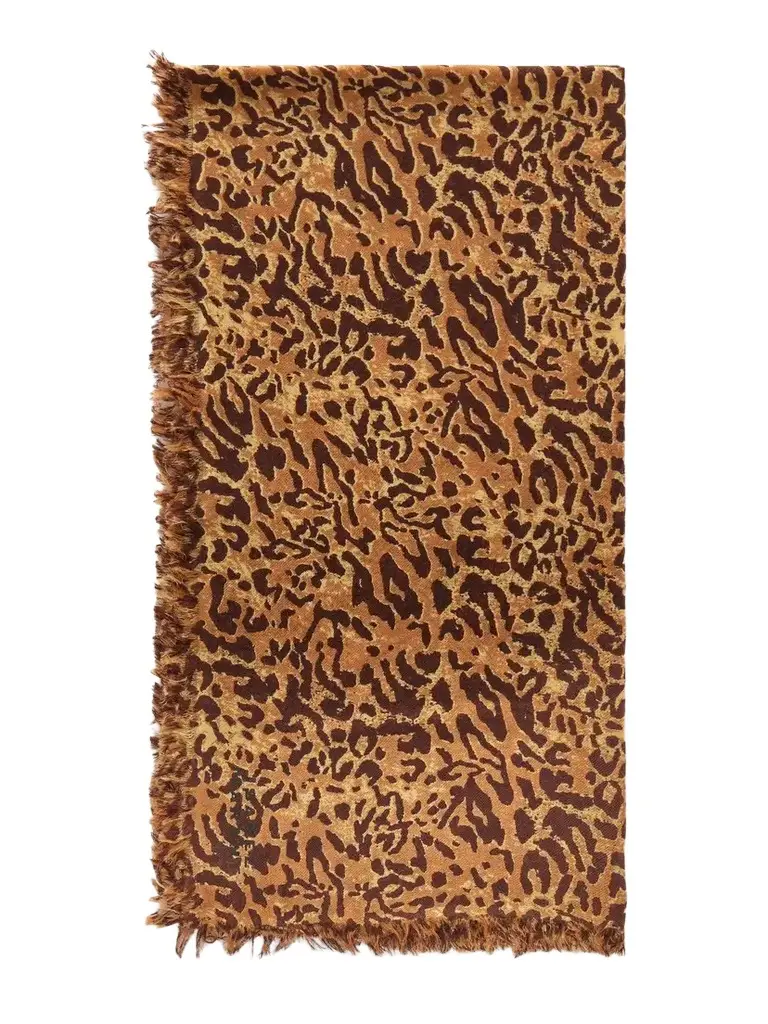 Isabel Marant Alecia Leopard-print Wool And Cashmere-blend Scarf