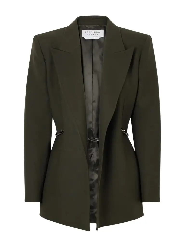 Epona Embellished Virgin Wool Blazer Epona Embellished Virgin Wool Blazer