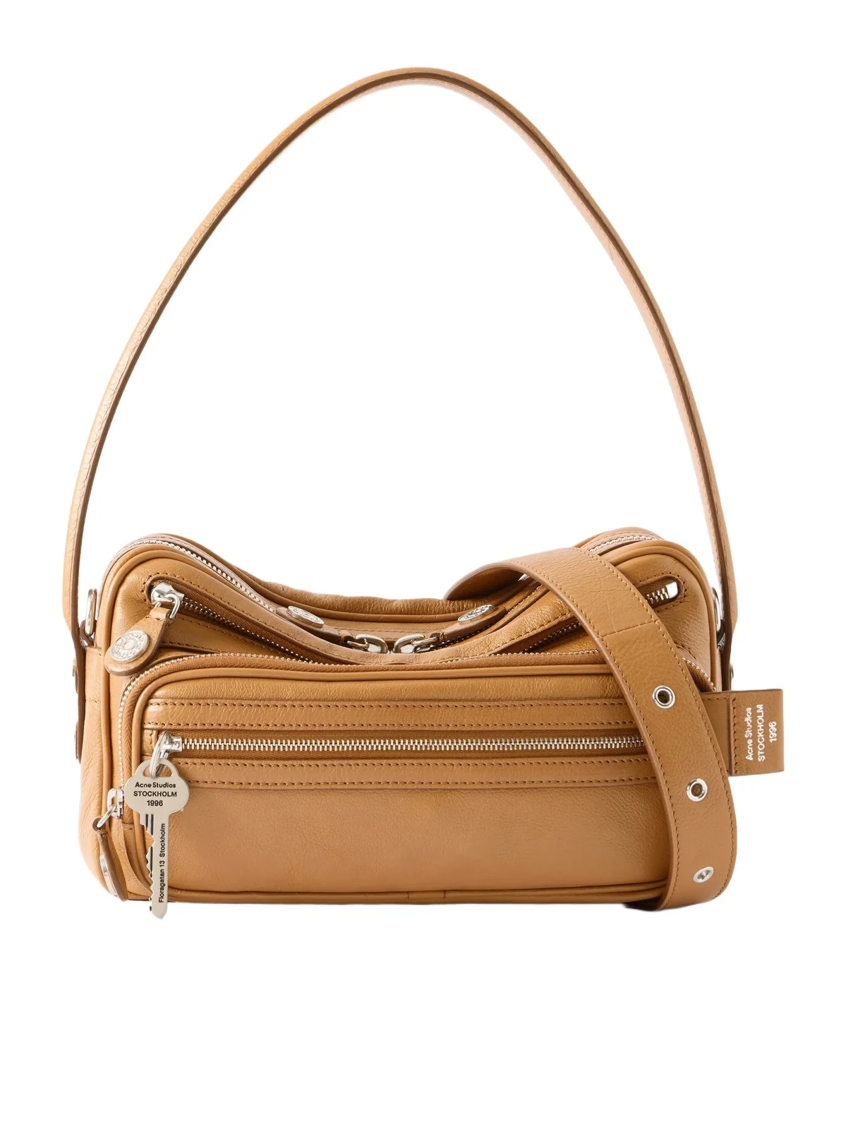 Acne Studios Camero Party Logo-embossed Leather Shoulder Bag