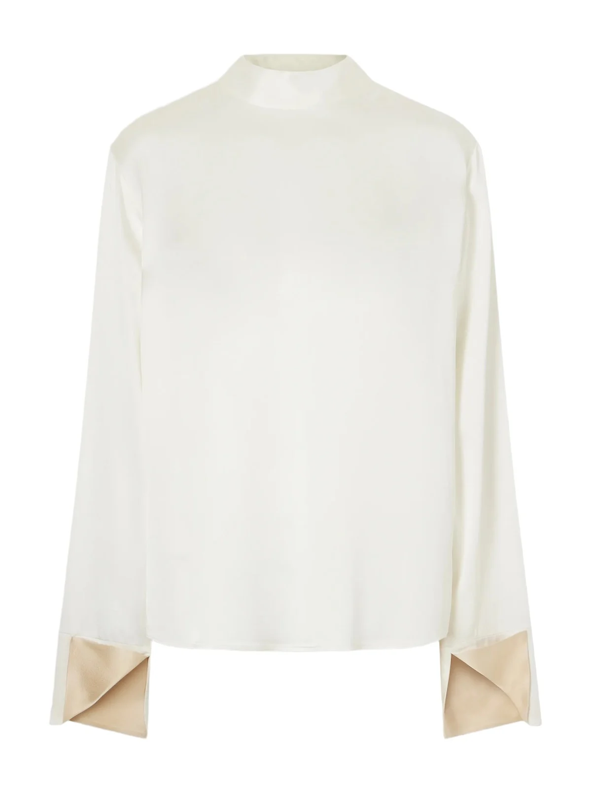 Tie-detailed Satin Blouse