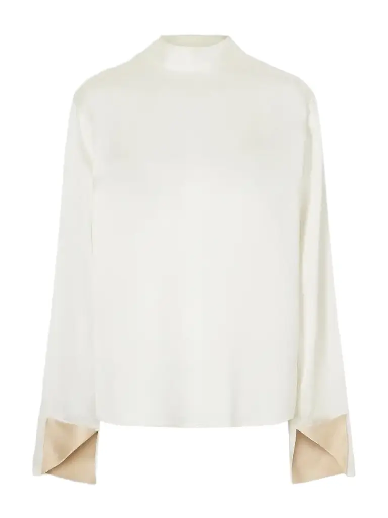 Stella McCartney Tie-detailed Satin Blouse | Image 1 Stella McCartney Tie-detailed Satin Blouse | Image 1
