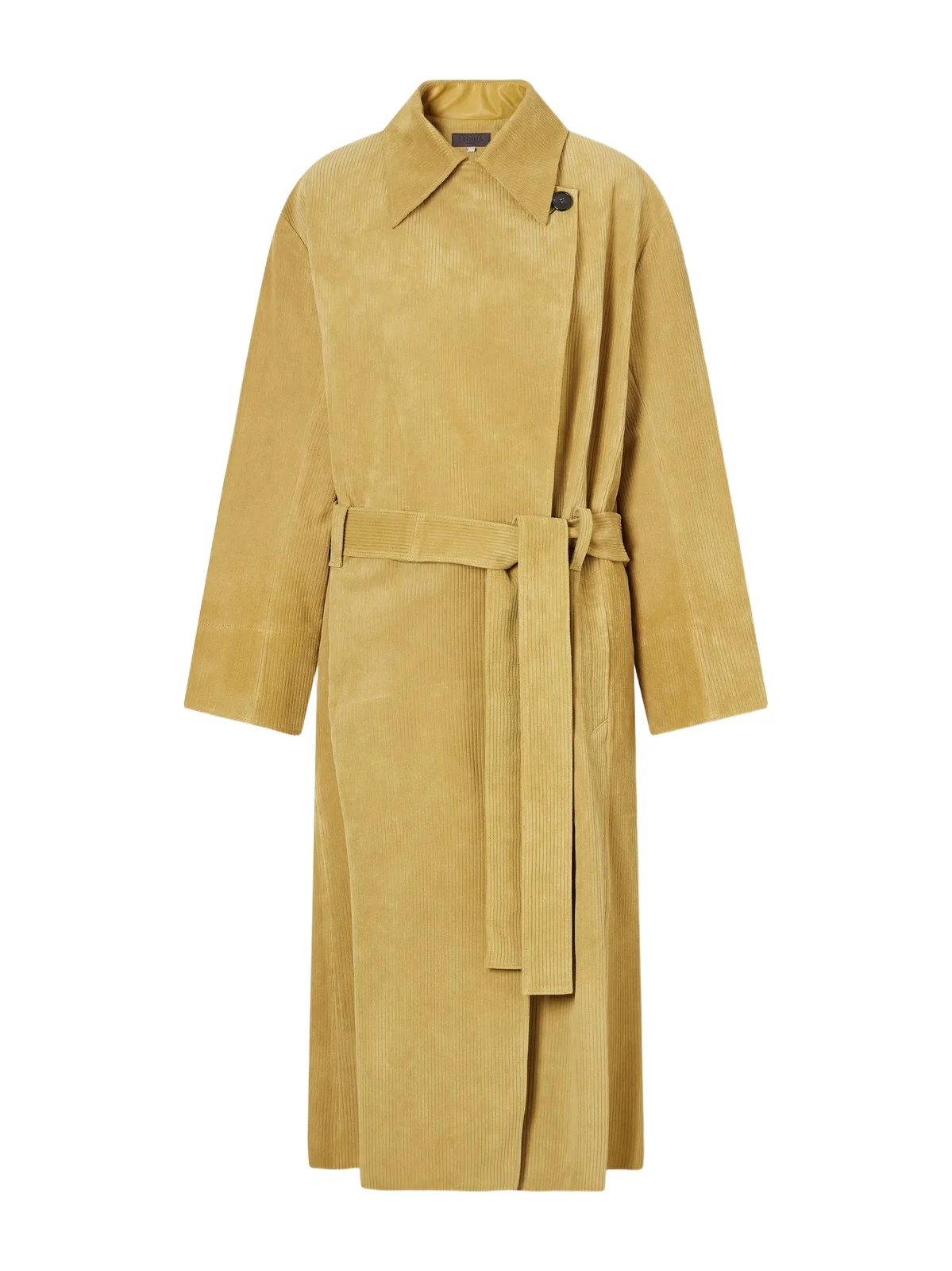 STOULS Wyatt Belted Corduroy Suede Coat