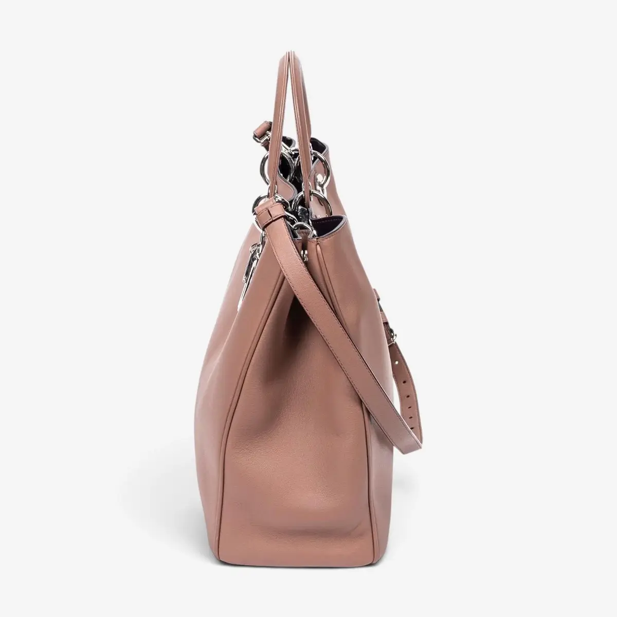 Christian Dior Dior Light Brown Calf Leather Large Shopper Tote by The Solist | Thumbnail 3