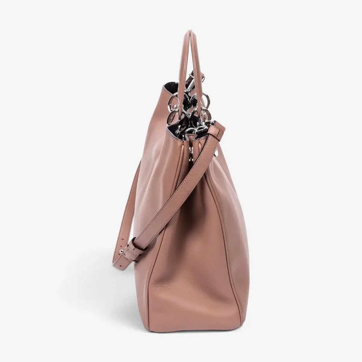 Christian Dior Dior Light Brown Calf Leather Large Shopper Tote by The Solist | Thumbnail 4