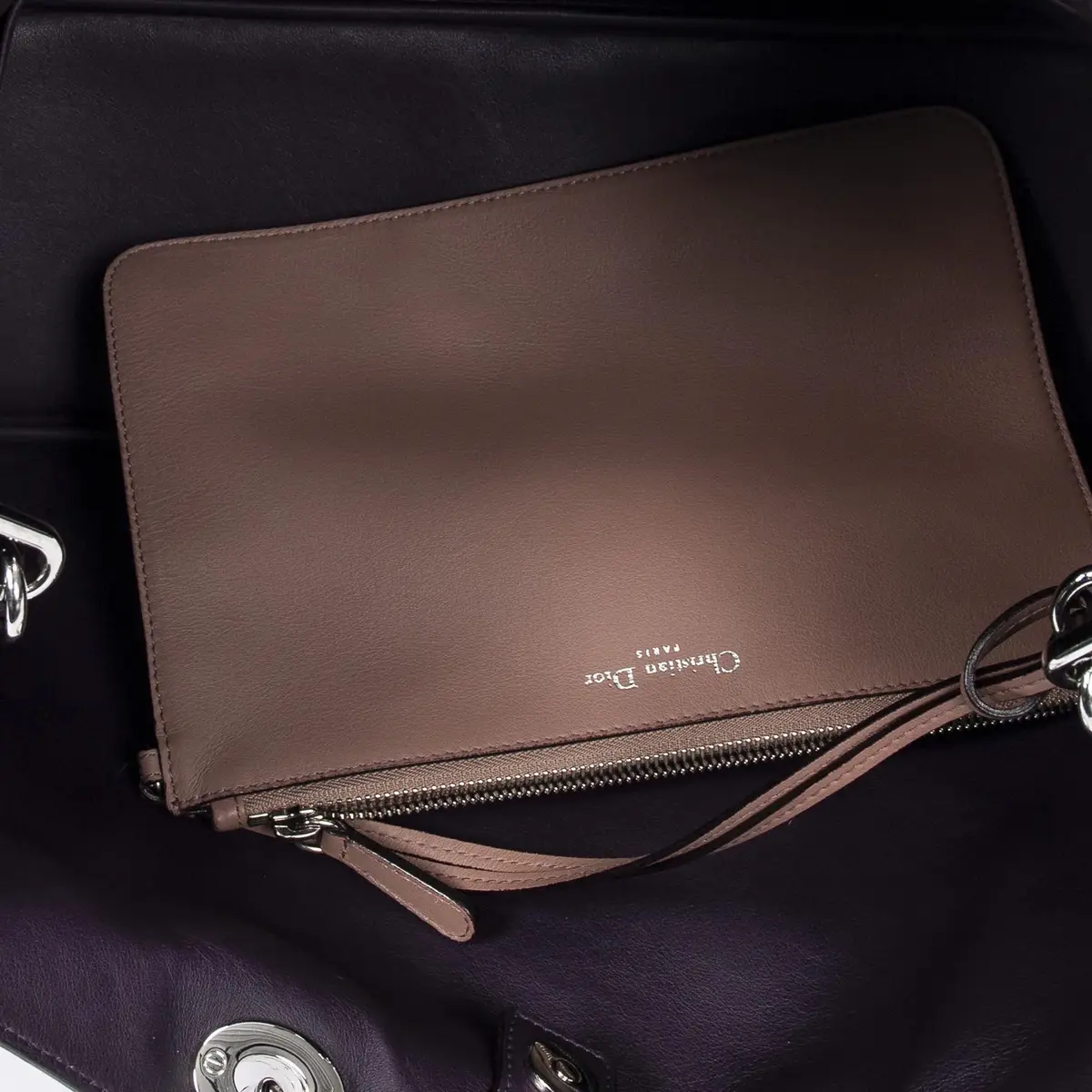 Christian Dior Dior Light Brown Calf Leather Large Shopper Tote by The Solist | Thumbnail 7