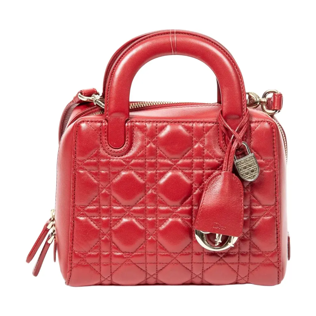 Christian Dior Dior Lily Red Calf Leather Tote by The Solist