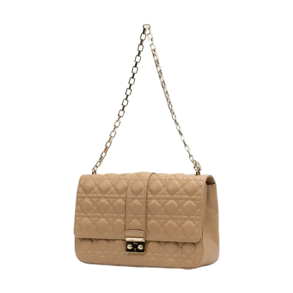Christian Dior Dior Miss Dior Beige Calf Leather Large Shoulder Bag by The Solist | Image 1 Christian Dior Dior Miss Dior Beige Calf Leather Large Shoulder Bag by The Solist | Image 1