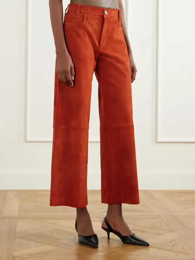 STOULS Lilou Suede Wide-leg Pants | Thumbnail 3