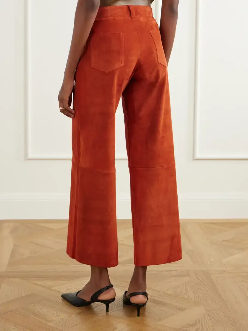 STOULS Lilou Suede Wide-leg Pants | Thumbnail 4