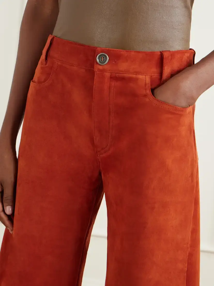 STOULS Lilou Suede Wide-leg Pants | Thumbnail 5