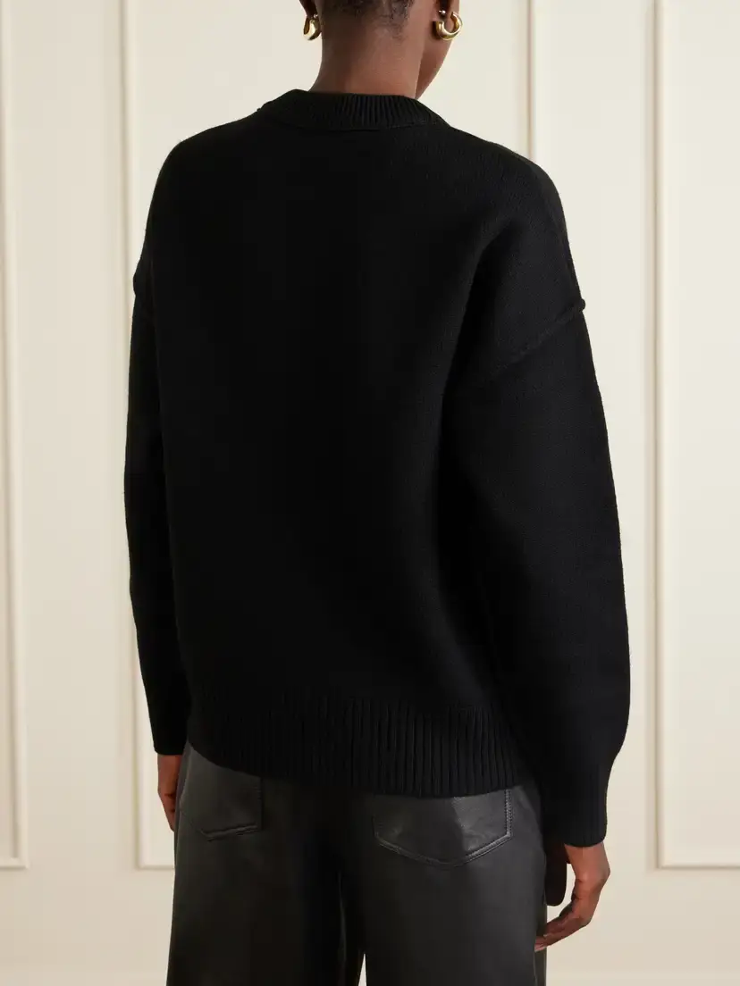 AMI PARIS Intarsia Wool Sweater | Thumbnail 3