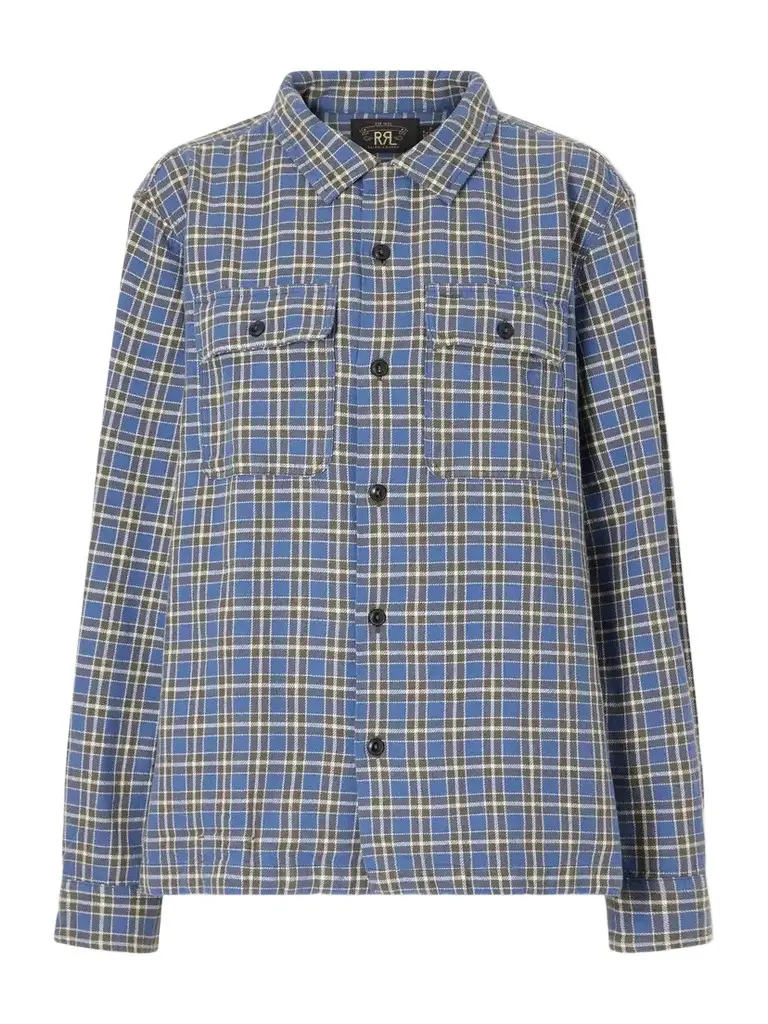 RRL Matlock Camp Checked Cotton-twill Shirt | Image 1 RRL Matlock Camp Checked Cotton-twill Shirt | Image 1