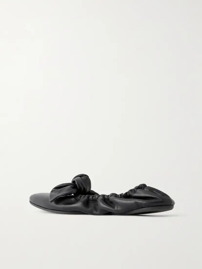 Zimmermann Carousel Knotted Leather Ballerina Flats | Thumbnail 3 Zimmermann Carousel Knotted Leather Ballerina Flats | Thumbnail 3