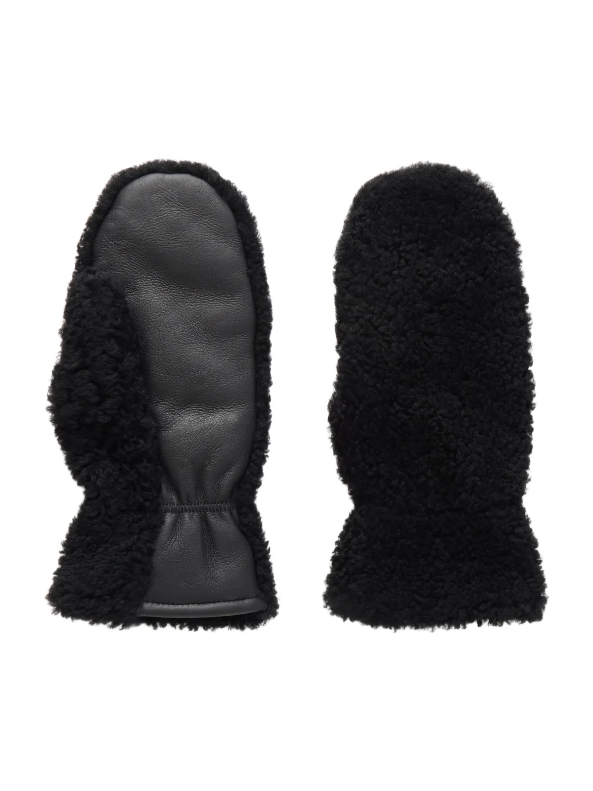 Yves Salomon Shearling Leather-trimmed Gloves