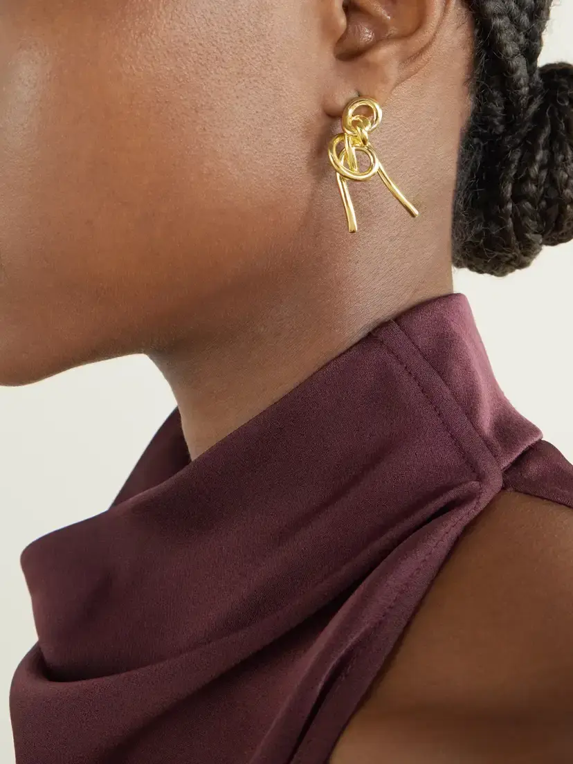 Completedworks Notsobig Thread Ii Recycled Gold Vermeil Earrings | Thumbnail 2