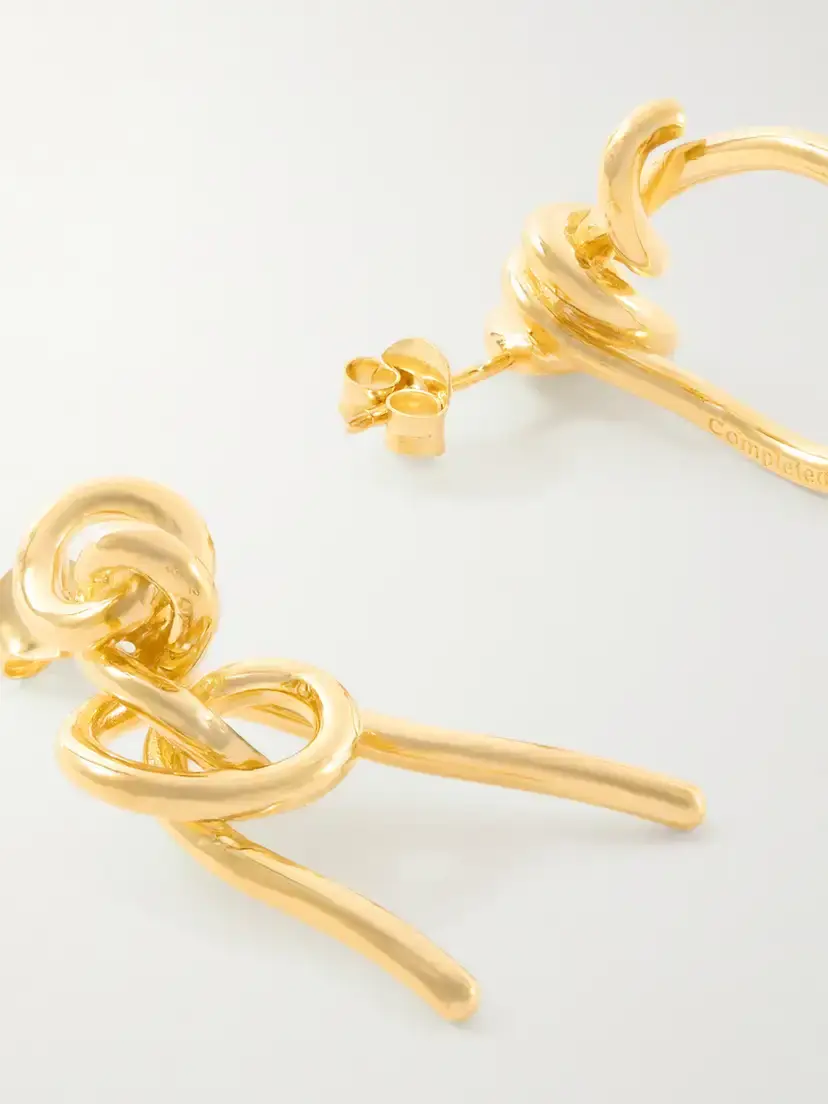 Completedworks Notsobig Thread Ii Recycled Gold Vermeil Earrings | Thumbnail 3