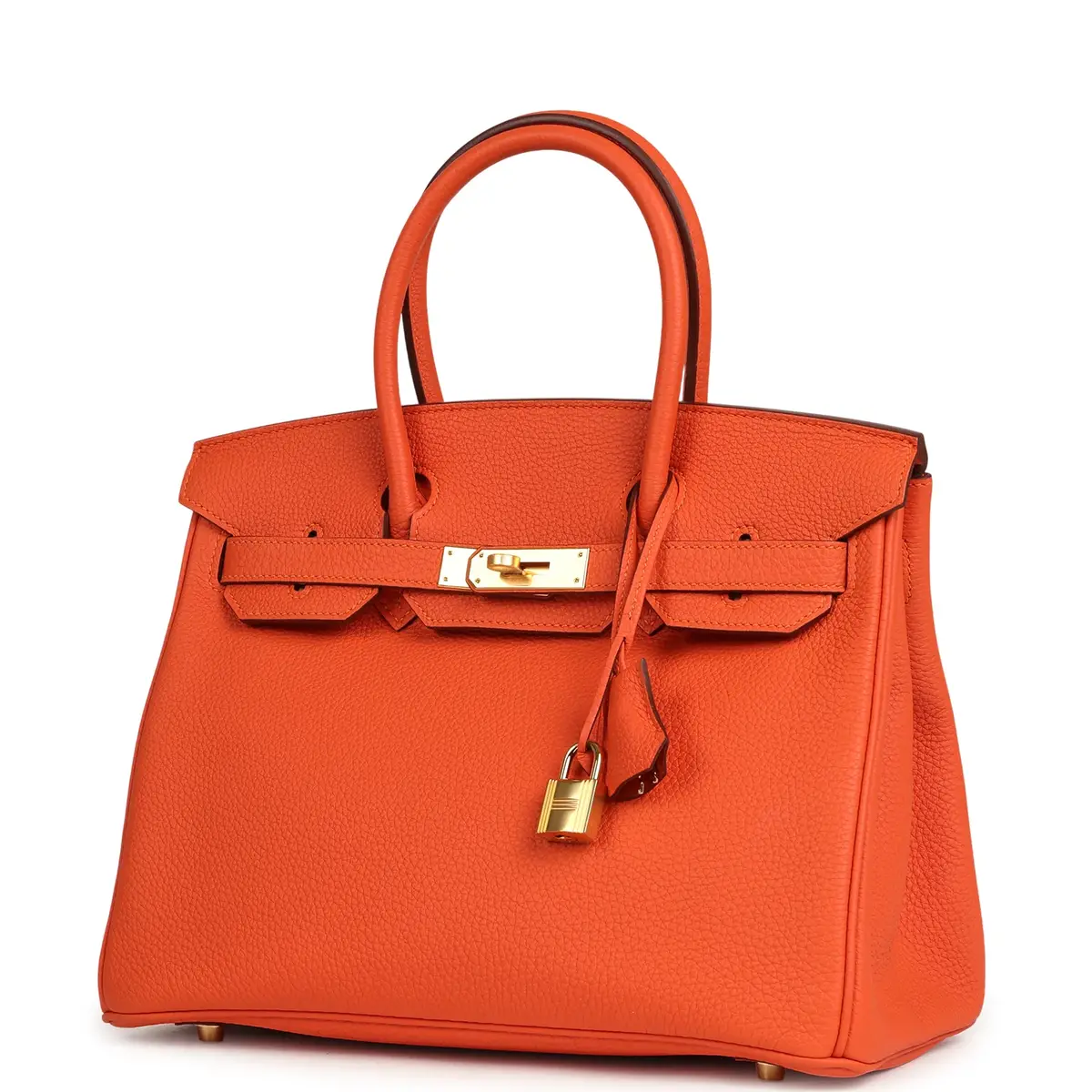 HERMÈS Hermes Birkin 30 Feu Togo Gold Hardware | Thumbnail 5 HERMÈS Hermes Birkin 30 Feu Togo Gold Hardware | Thumbnail 5