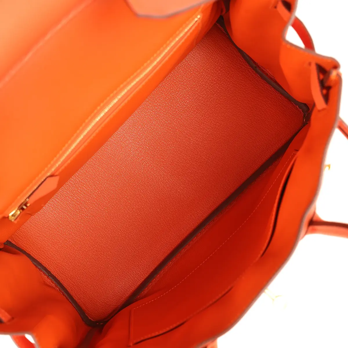 HERMÈS Hermes Birkin 30 Feu Togo Gold Hardware | Thumbnail 8 HERMÈS Hermes Birkin 30 Feu Togo Gold Hardware | Thumbnail 8