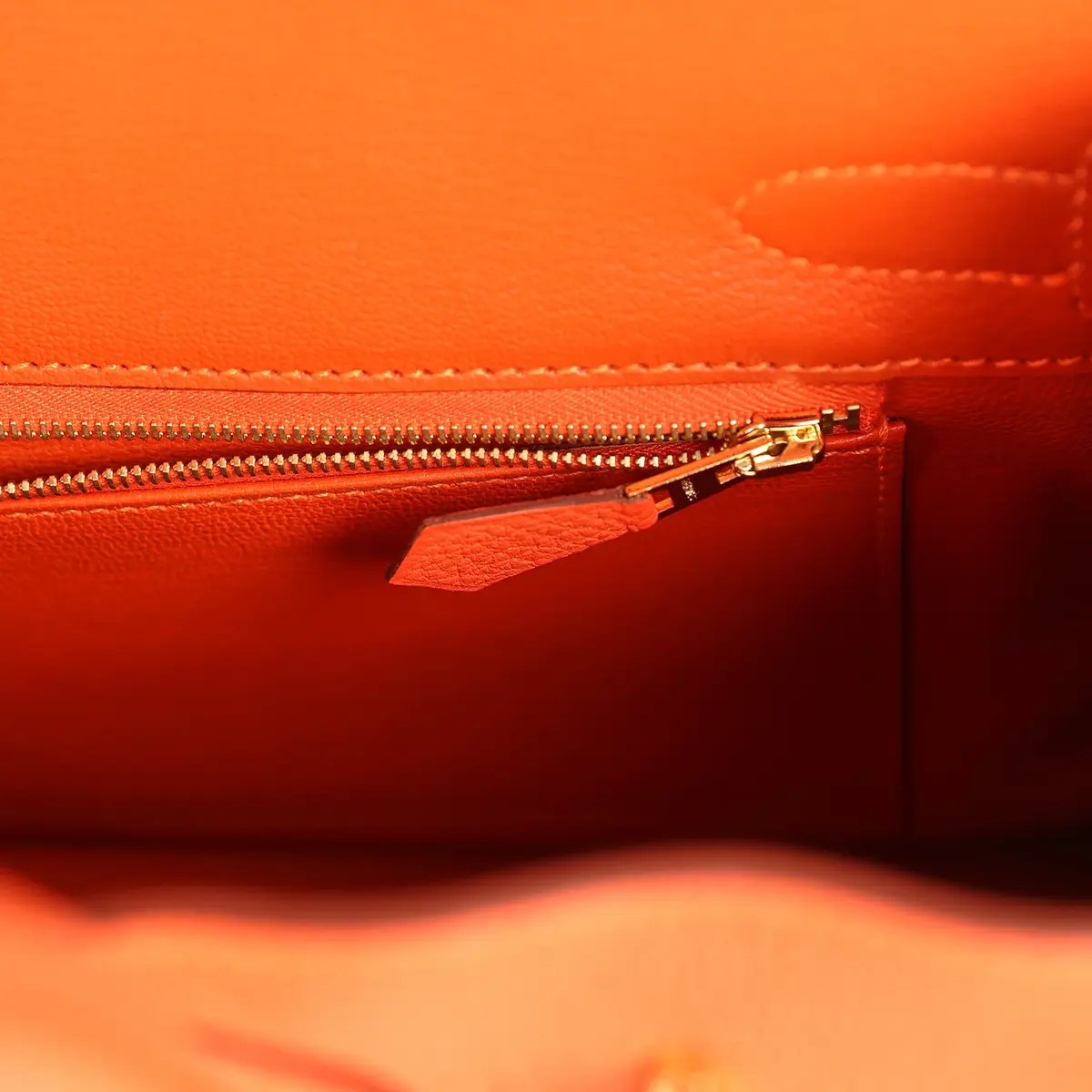 HERMÈS Hermes Birkin 30 Feu Togo Gold Hardware | Thumbnail 9 HERMÈS Hermes Birkin 30 Feu Togo Gold Hardware | Thumbnail 9