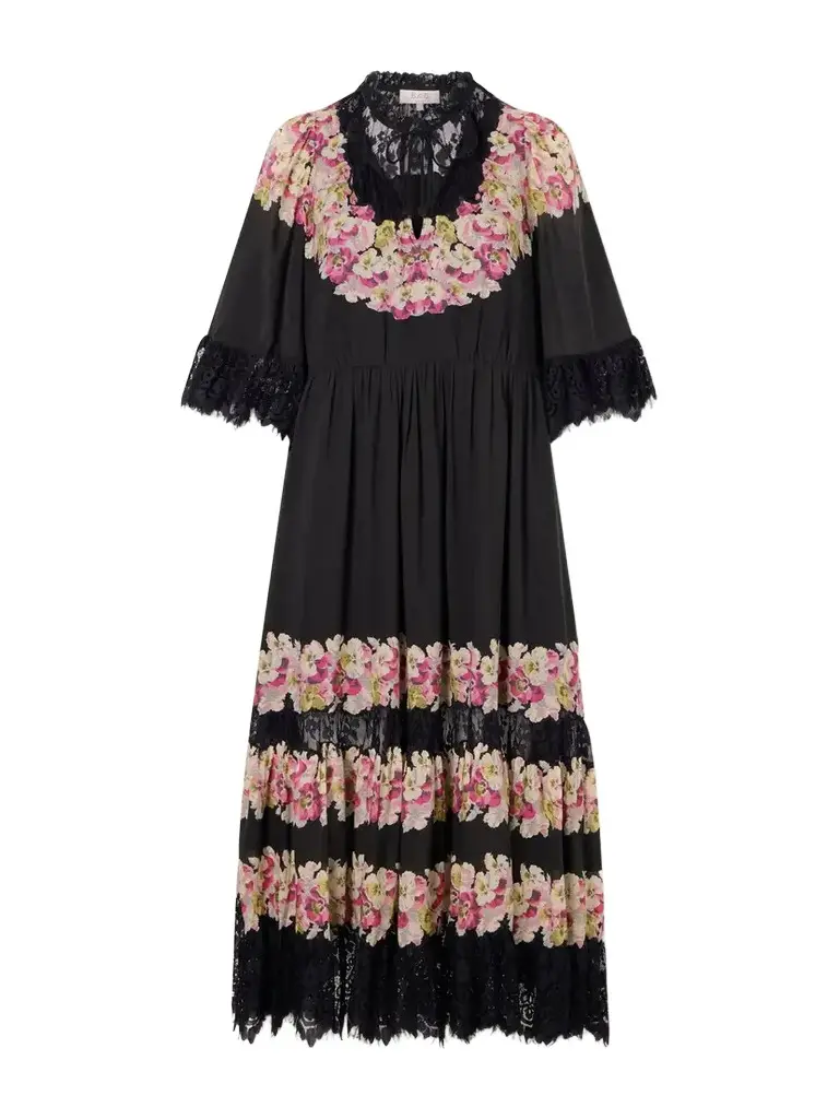 Sea Persephone Floral-print Cotton-blend Midi Dress | Image 1 Sea Persephone Floral-print Cotton-blend Midi Dress | Image 1