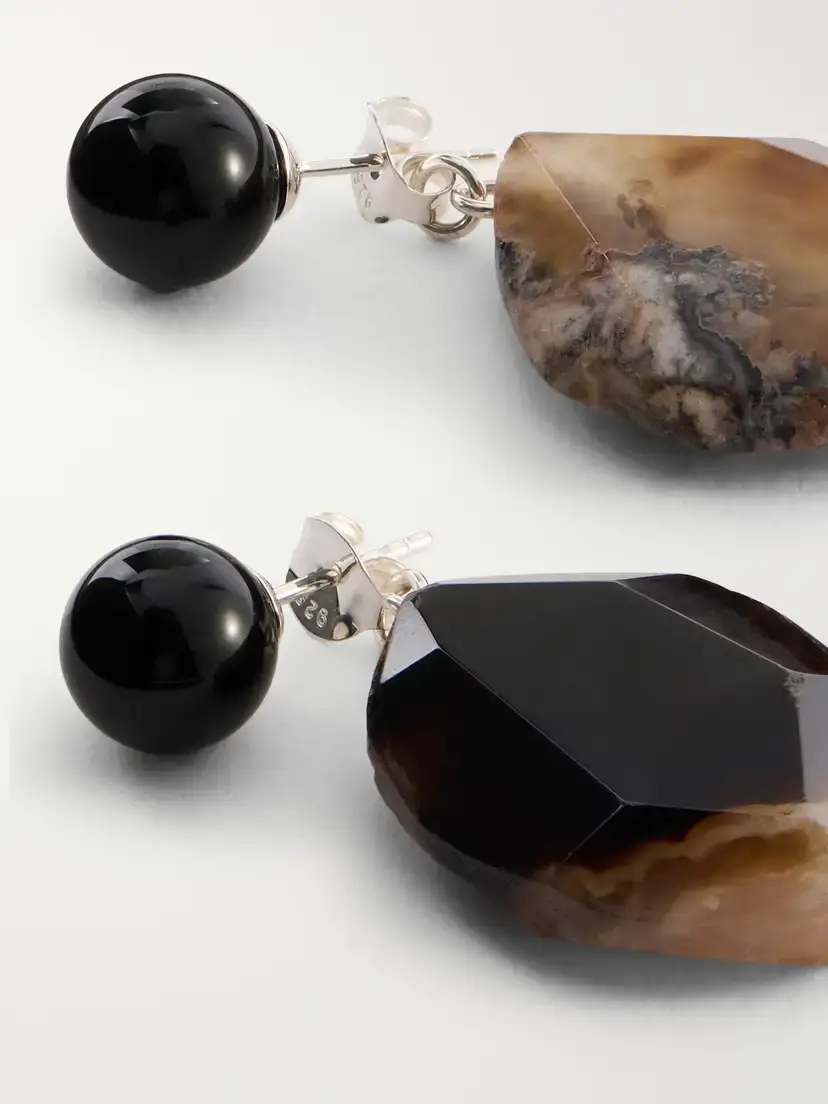 Completedworks Time Will Say Nothing But "i Told You So" Silver-plated Agate Earrings | Thumbnail 3 Completedworks Time Will Say Nothing But "i Told You So" Silver-plated Agate Earrings | Thumbnail 3