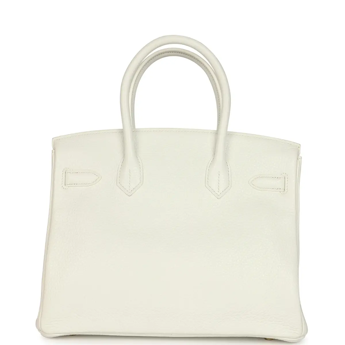 HERMÈS Hermès Birkin 30 White Clemence Gold Hardware | Thumbnail 4 HERMÈS Hermès Birkin 30 White Clemence Gold Hardware | Thumbnail 4