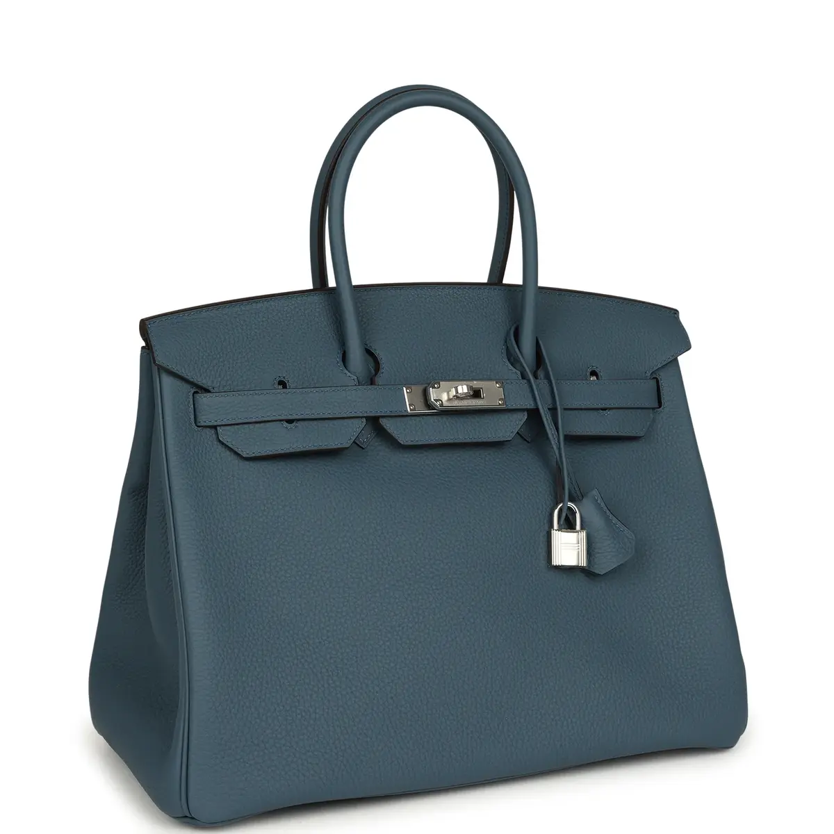 HERMÈS Hermes Birkin 35 Bleu Tempete Palladium Hardware | Thumbnail 2 HERMÈS Hermes Birkin 35 Bleu Tempete Palladium Hardware | Thumbnail 2