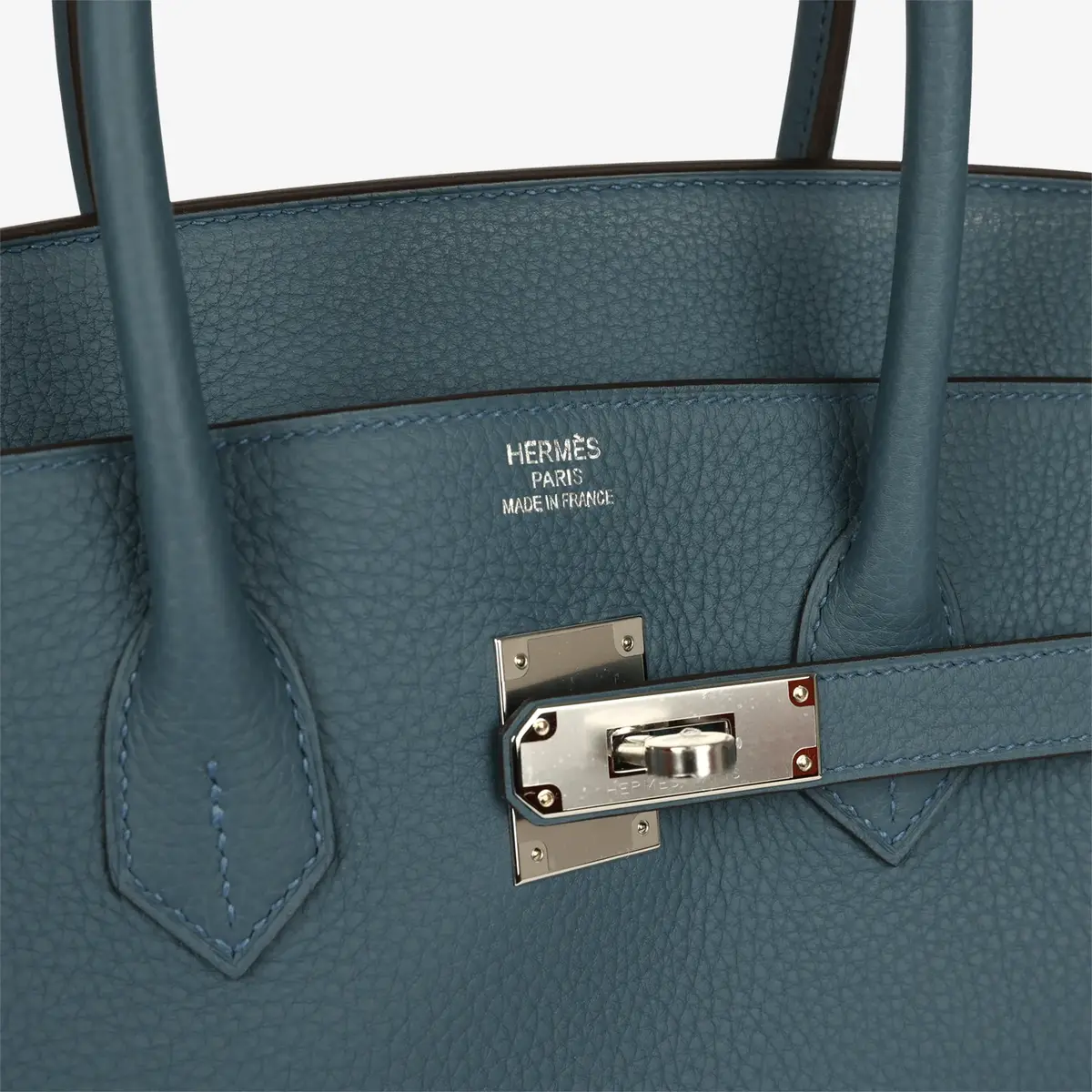 HERMÈS Hermes Birkin 35 Bleu Tempete Palladium Hardware | Thumbnail 7 HERMÈS Hermes Birkin 35 Bleu Tempete Palladium Hardware | Thumbnail 7