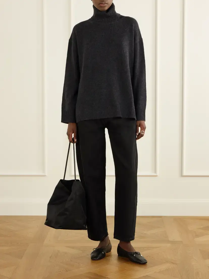 Allude Wool And Cashmere-blend Sweater - Gray | Thumbnail 2