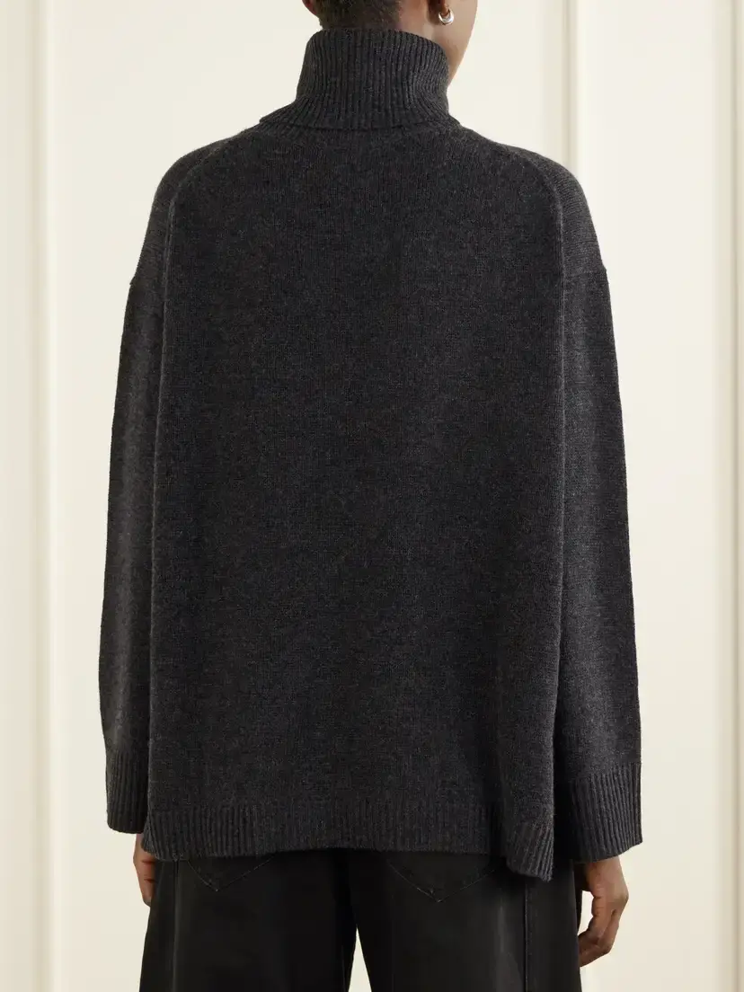 Allude Wool And Cashmere-blend Sweater - Gray | Thumbnail 3
