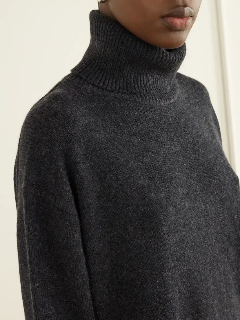 Allude Wool And Cashmere-blend Sweater - Gray | Thumbnail 4