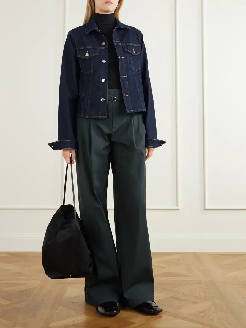 Proenza Schouler White Label Raver Belted Cotton-blend Wide-leg Pants | Thumbnail 2 Proenza Schouler White Label Raver Belted Cotton-blend Wide-leg Pants | Thumbnail 2