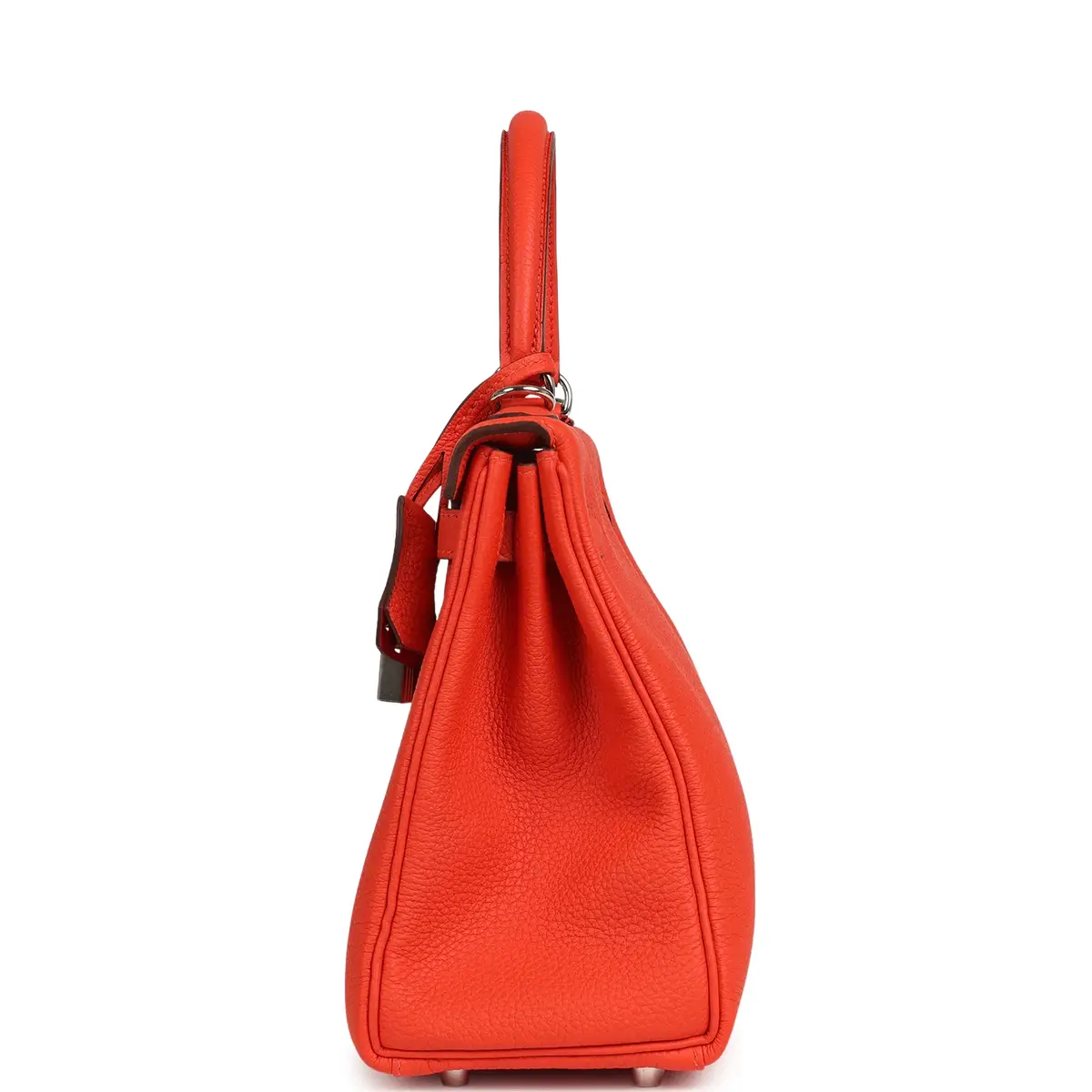 HERMÈS Hermes Kelly Retourne 25 Capucine Togo Palladium Hardware | Thumbnail 4