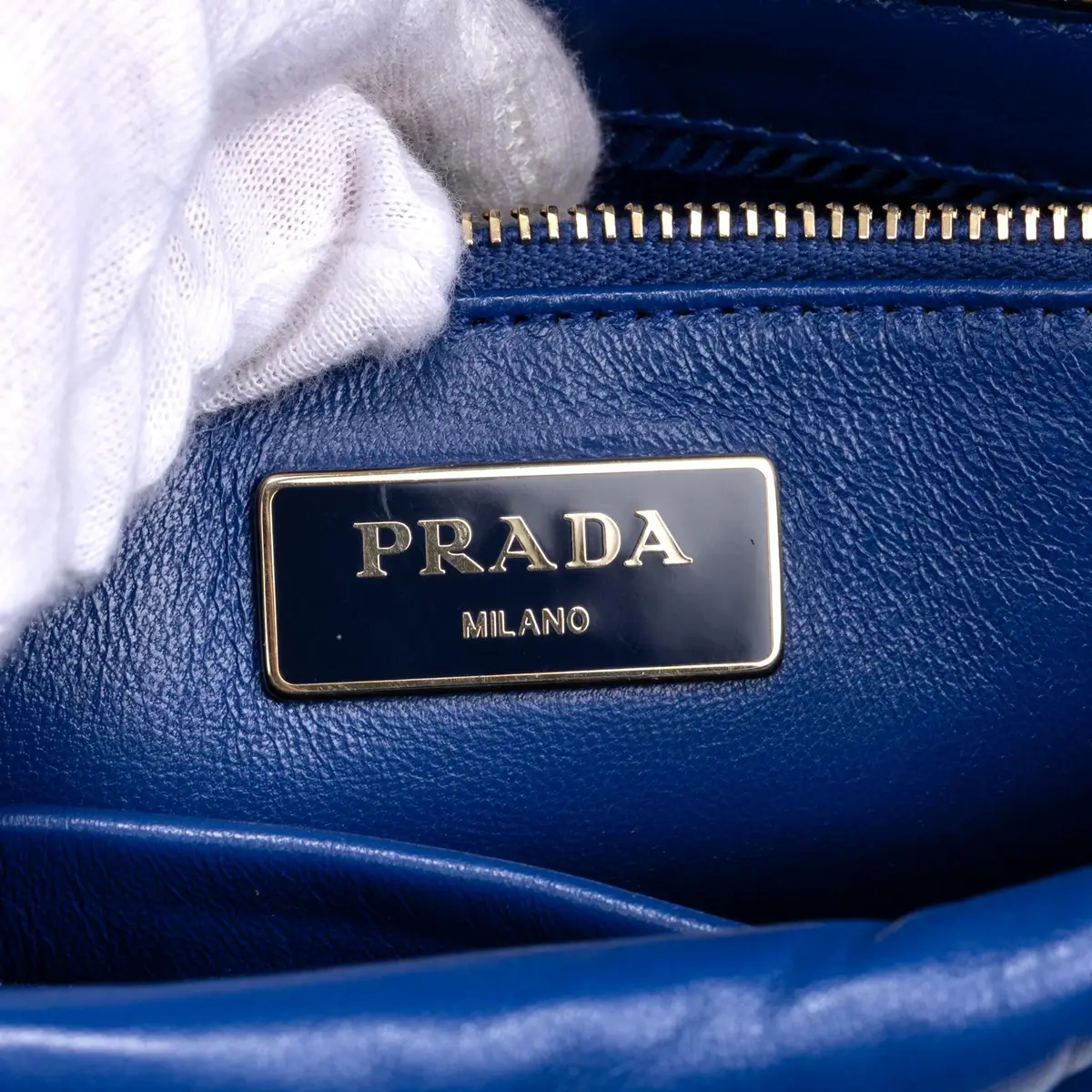 Prada Prada System Blue Calf Leather Large Flap Bag by The Solist | Thumbnail 10 Prada Prada System Blue Calf Leather Large Flap Bag by The Solist | Thumbnail 10