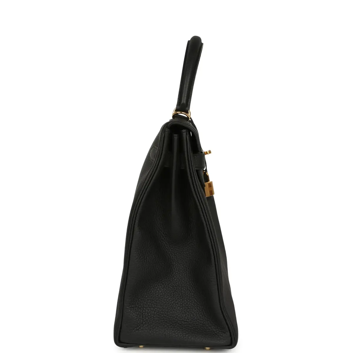 HERMÈS Hermes Kelly Retourne 35 Black Togo Gold Hardware | Thumbnail 3