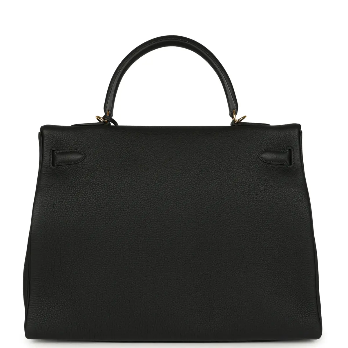 HERMÈS Hermes Kelly Retourne 35 Black Togo Gold Hardware | Thumbnail 4