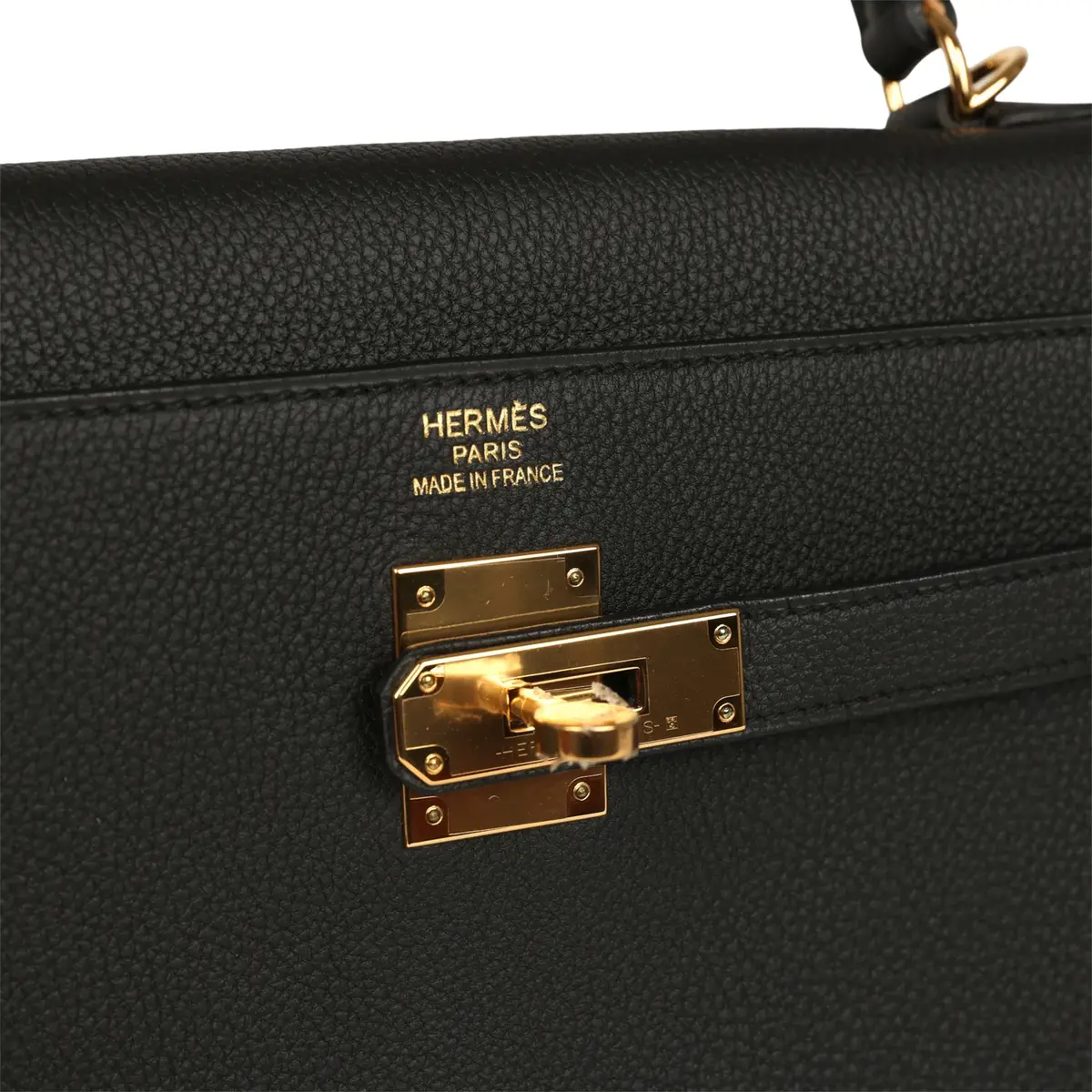 HERMÈS Hermes Kelly Retourne 35 Black Togo Gold Hardware | Thumbnail 7