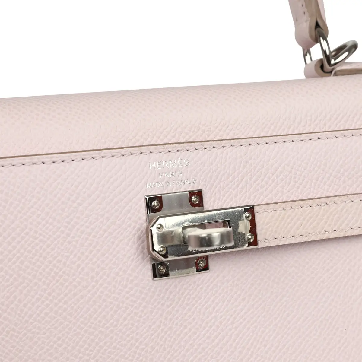 HERMÈS Hermes Kelly Sellier 25 Mauve Pale Epsom Palladium Hardware | Thumbnail 7 HERMÈS Hermes Kelly Sellier 25 Mauve Pale Epsom Palladium Hardware | Thumbnail 7