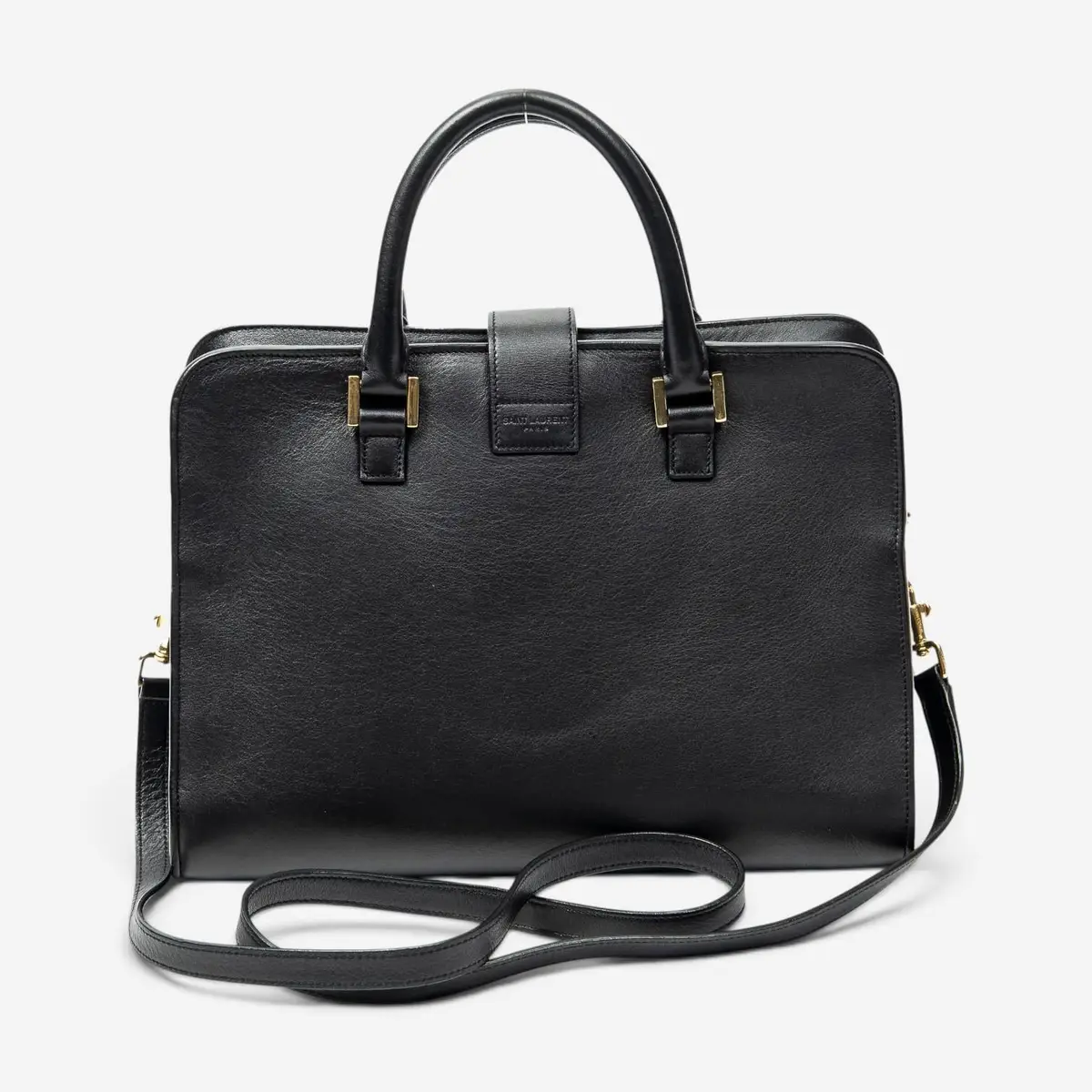 Yves Saint Laurent Yves Saint Laurent Black Calf Leather Monogram Cabas by The Solist | Thumbnail 6 Yves Saint Laurent Yves Saint Laurent Black Calf Leather Monogram Cabas by The Solist | Thumbnail 6
