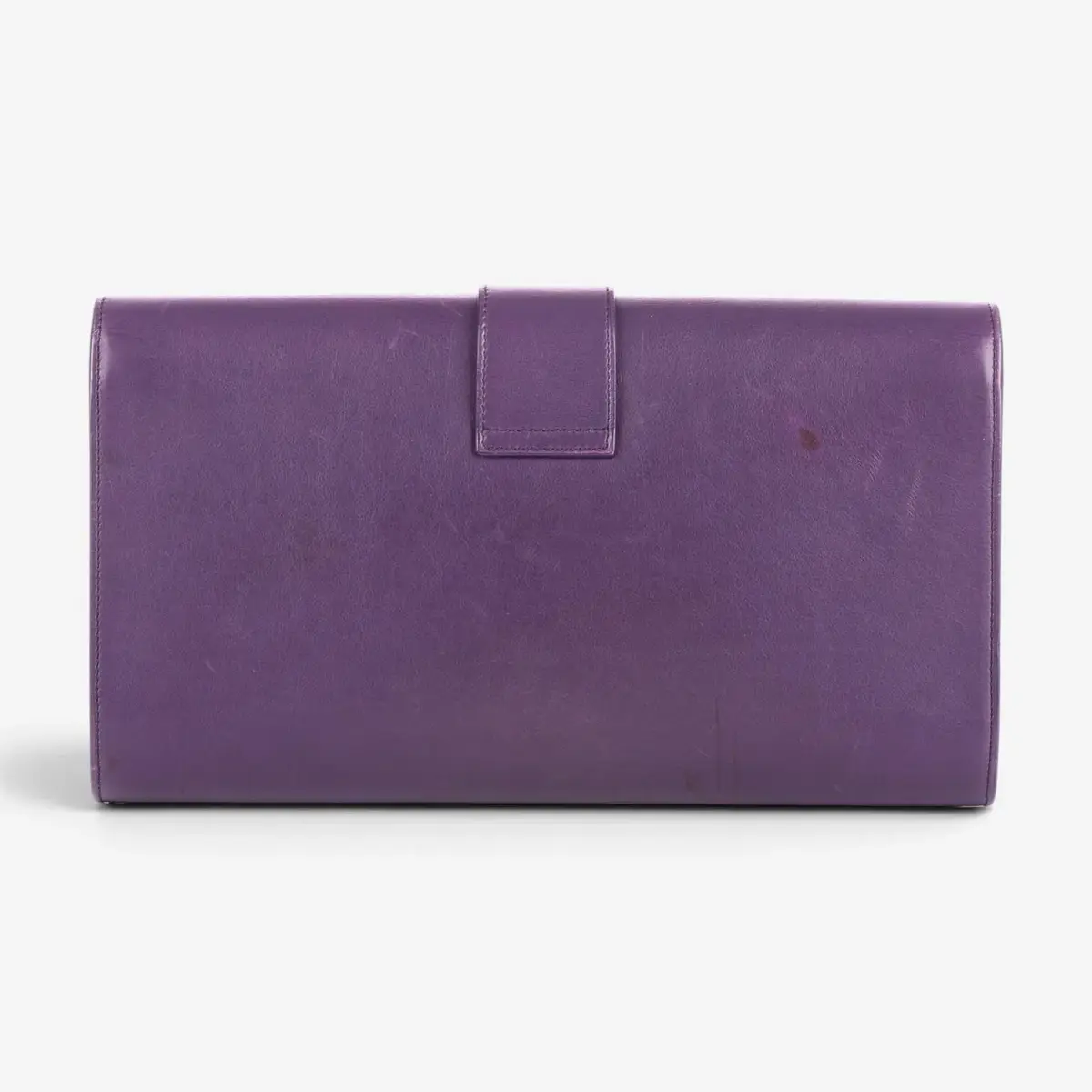 Yves Saint Laurent Yves Saint Laurent Classic Y Line Purple Calf Leather Clutch by The Solist | Thumbnail 4 Yves Saint Laurent Yves Saint Laurent Classic Y Line Purple Calf Leather Clutch by The Solist | Thumbnail 4