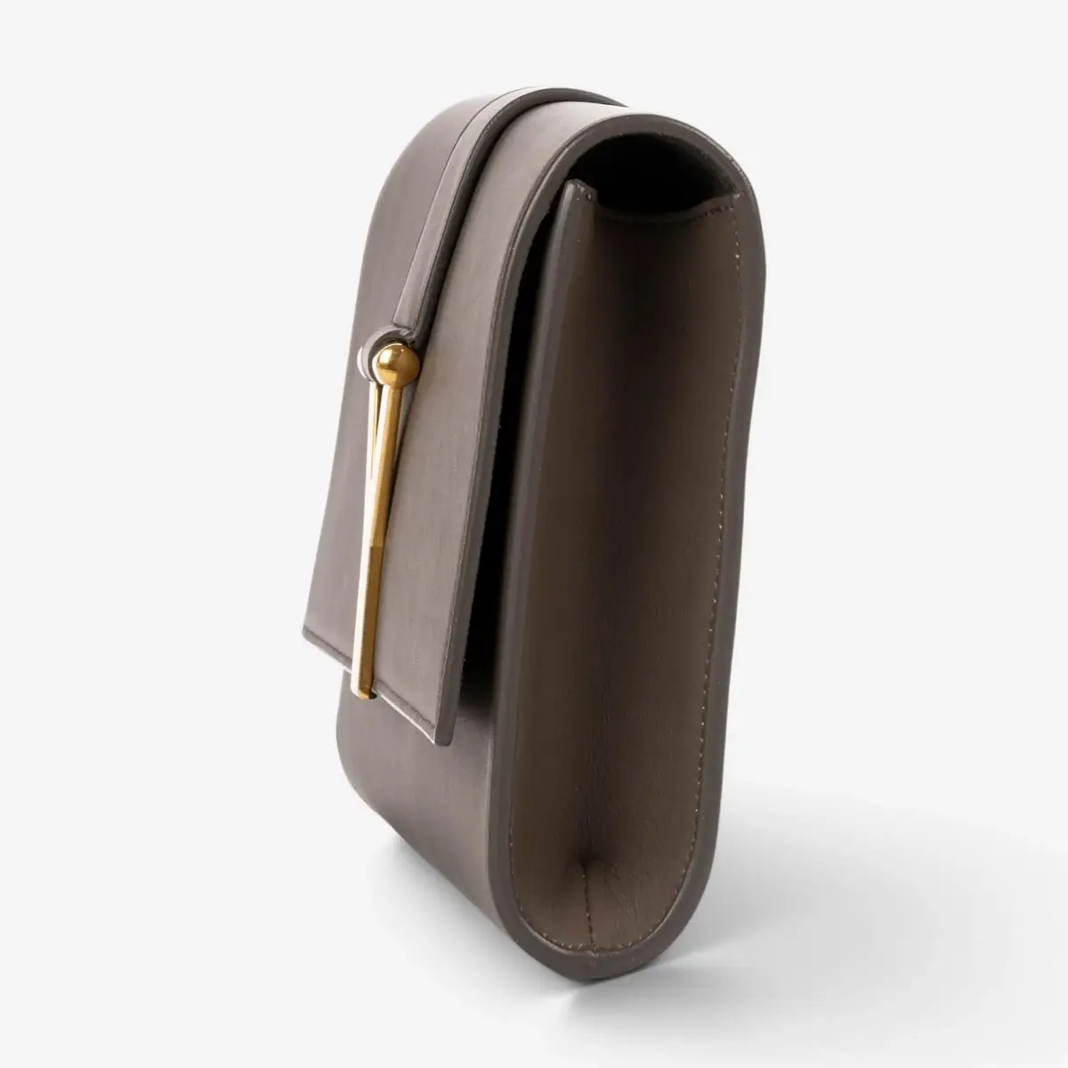 Yves Saint Laurent Yves Saint Laurent Classic Y Line Taupe Calf Leather Clutch by The Solist | Thumbnail 3 Yves Saint Laurent Yves Saint Laurent Classic Y Line Taupe Calf Leather Clutch by The Solist | Thumbnail 3