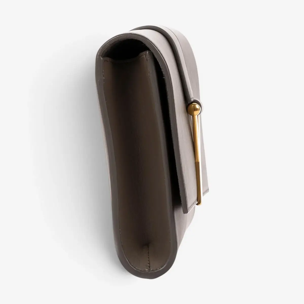 Yves Saint Laurent Yves Saint Laurent Classic Y Line Taupe Calf Leather Clutch by The Solist | Thumbnail 4 Yves Saint Laurent Yves Saint Laurent Classic Y Line Taupe Calf Leather Clutch by The Solist | Thumbnail 4
