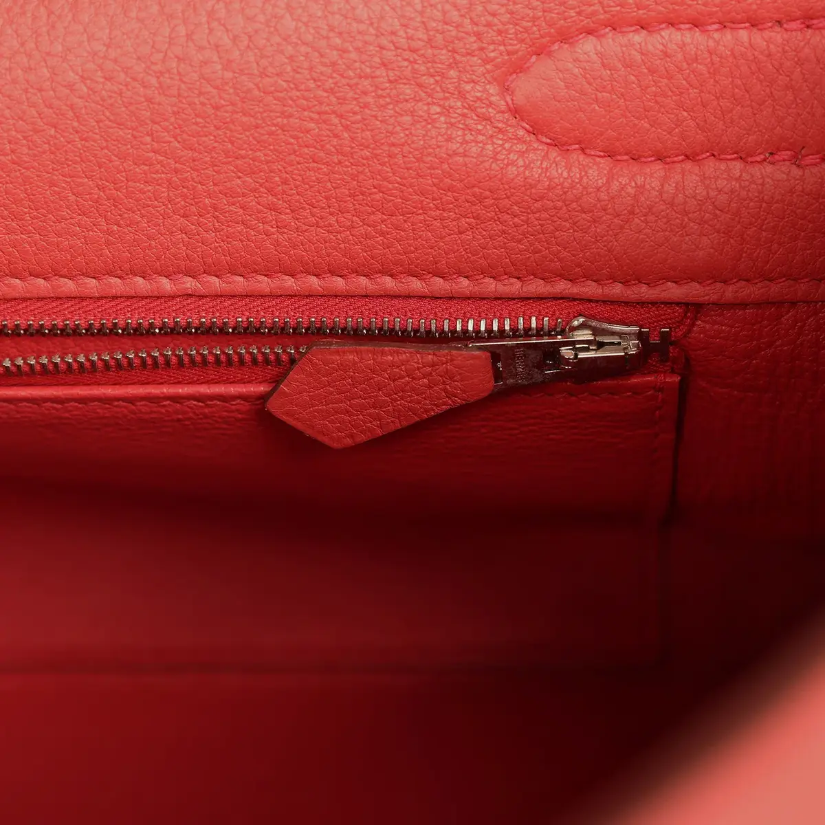 HERMÈS Vintage Hermes Shoulder Kelly 42 JPG Bougainvillea Togo Palladium Hardware | Thumbnail 8 HERMÈS Vintage Hermes Shoulder Kelly 42 JPG Bougainvillea Togo Palladium Hardware | Thumbnail 8